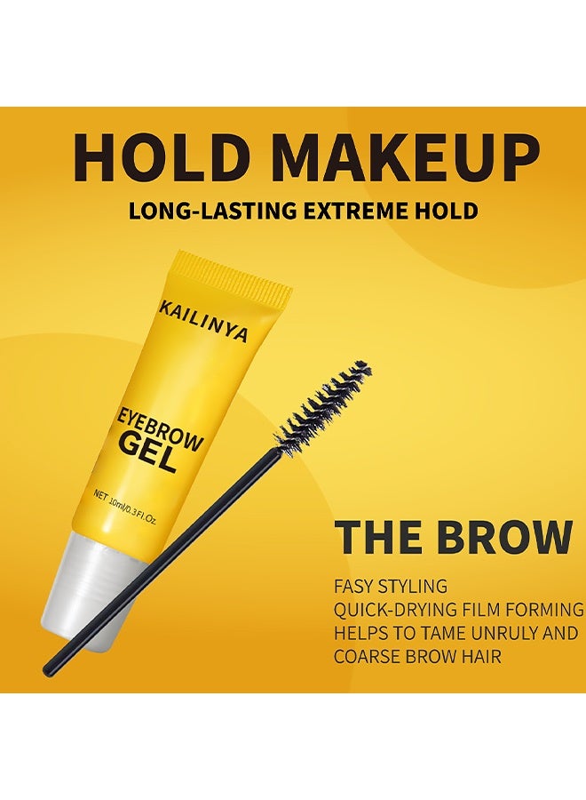 KAILINYA Formulated eyebrow gel - Eyebrow brush coloring for creating a three-dimensional, waterproof and sweat-proof gel eyebrow gel, 10ml - Image 3